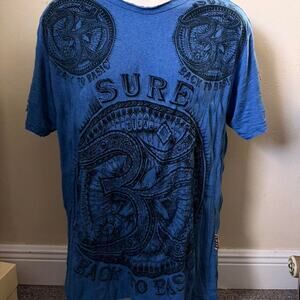 Sure y2k blue tee fits